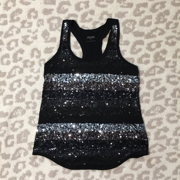 Express Sequin Front Tank - Picture 5 of 9